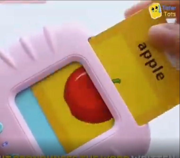 Talking Flash Cards for Kids – 200+ Words Pocket Vocab Learning Toy (Rechargeable)